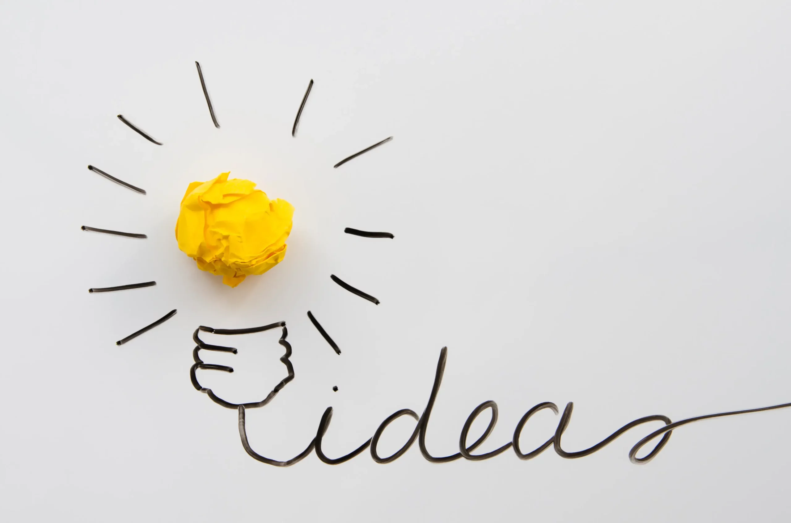 Illustration idée conception.