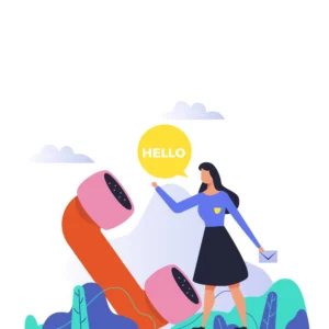 Illustration formulaire de contact.