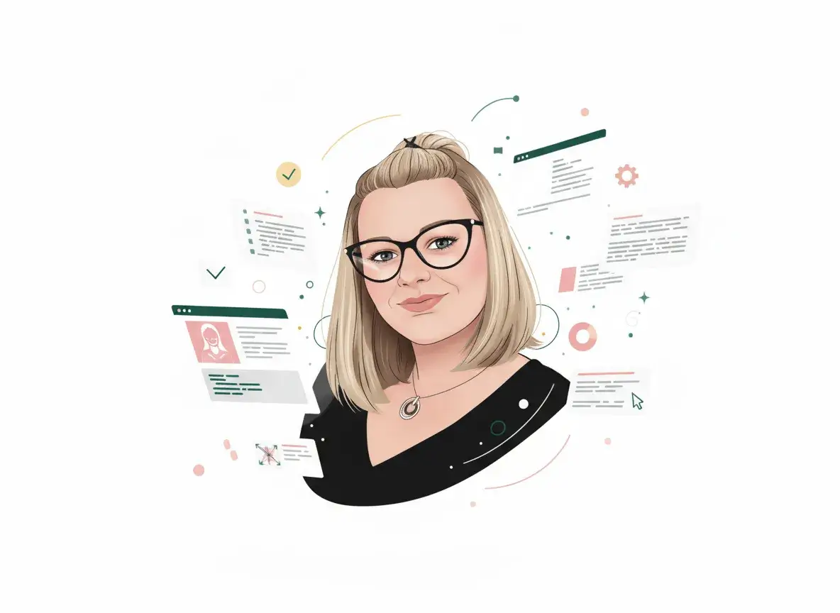 Portrait illustré de Design Pop, designer pop et créatrice visuelle